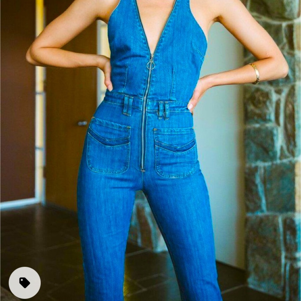 Denim jumpsuit